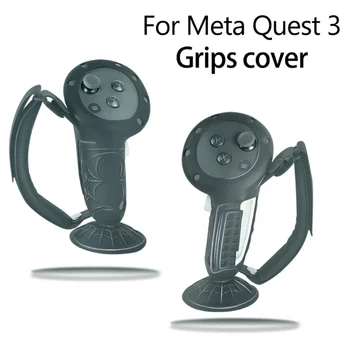 Silicon Prindere Capac si Curea pentru Meta Quest 3 Capac de Protecție Touch Controlere Accesorii