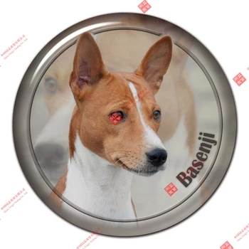 Realiste PVC Decal Câine Basenji V1 Masina Autocolant Impermeabil pentru Bara de protecție din Spate Fereastră Laptop Toaletă Curse de Motociclete Casca Autocolante