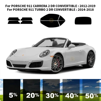 Structuri nanoceramics masina UV Fereastră Tentă Kit Fereastră de Film Auto Pentru PORSCHE 911 CARRERA 2 DR CONVERTIBILE 2012-2019