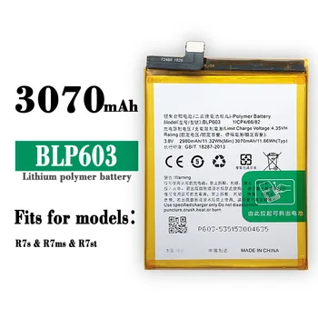 BLP603 NOU Acumulator de schimb Pentru OPPO R7S R7MS R7ST Telefon Mobil Noul consiliu de Administrație 3070mAh Built-in Litiu Baterii Interne