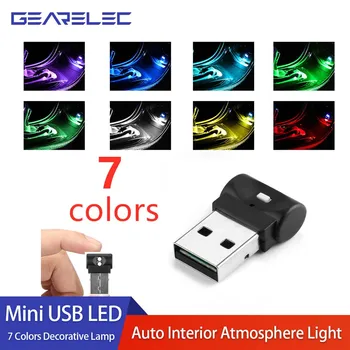 Mini USB Lumina LED-uri Auto Auto Interior Atmosferă de Lumină Decorative pentru Great Wall Haval Coupe H3 H5 H7 H2 H6 H8 H9 Suzuki jimny SW