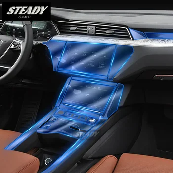 Pentru Audi E-tron 45 55 2020-2022 2023 Auto Interior Consola centrala Transparent TPU Folie de Protectie Anti-scratch Repair Accesorii