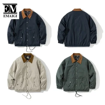 Cityboy Japoneză Streetwear Libertate Casual În Aer Liber Vintage Din Bumbac Parka Marfă Jacheta Palton Cald Îngroșa Antrenor Haina