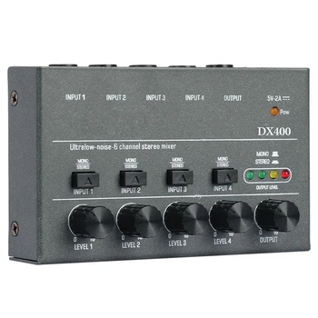 4 Canale Linie Mini Volumul Amplificatoare Mixere Audio Stereo Mini Mixer De Sunet Mini Mixer De Sunet Cu Mono Pentru Individ Compoziția