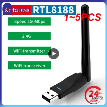 1~5PCS Wireless Mini USB Wifi Adaptor 150 Mbps Receptor Dongle RTL8188 Chipset 802.11 AC de placa de Retea Pentru Desktop Laptop Fereastra
