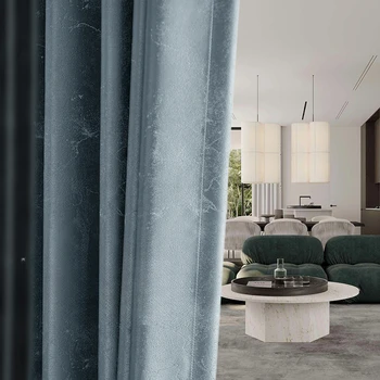 Lumina de Lux Umbrire Camera De zi mare Maestru Minimalist Modern Textura de Perdele Perdele pentru Living Dining Dormitor