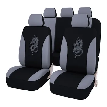 Car Seat Cover Set Universal de Lux Dragon Broderie Huse pentru Masini Pernei Scaunului Auto Decor Auto Piese de Interior
