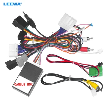 LEEWA Masina 16pin Cablu de Alimentare de Cablaj Adaptor Canbus Cutie Pentru Subaru Tribeca Cu OEM Instalare Navigator Șef Unitate #C7824