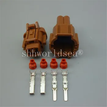 Shhworldsea 1Sets 2 Pin Sigilate Serie Plug Impermeabil Masina Electrica Auto Conector Lampă Soclu de Lumină 6185-0866 6188-0553