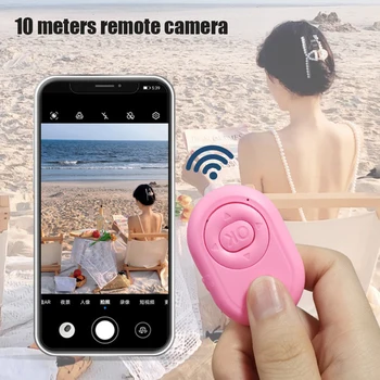 Compatibil Bluetooth Control de la Distanță Buton Mini Controler Wireless Self-Timer Camera Stick de Eliberare a Declanșatorului Selfie pentru Telefoane