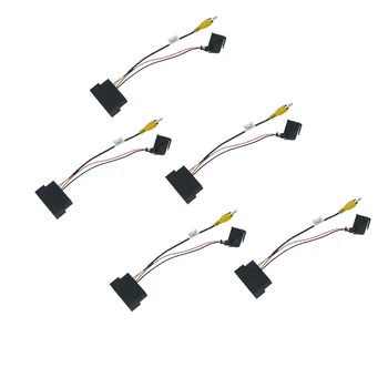 5pcs Parcare Spate Camera Video Plug Cablu Convertor Pentru Kuga/Focus Audio Capul Unități Ham de Sârmă Cu Sârmă de Parcare