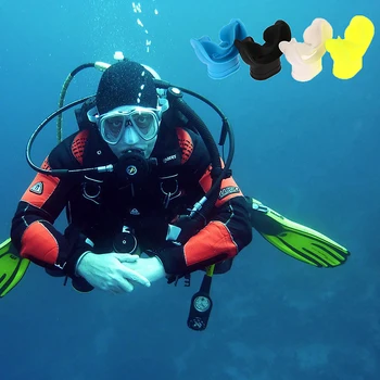 Silicon Scufundări Portavoci Ușor De Scufundare Snorkel Reglementare Portabil Înlocuirea În Condiții De Siguranță Moale De Respirație Subacvatică Accesorii