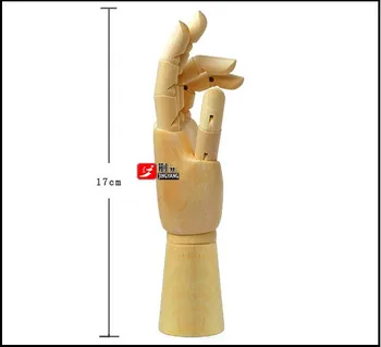 Noul Stil din Lemn Artist de sex Masculin Mână de Lemn Articulate Art Manechin model de mână de Vânzare Fierbinte
