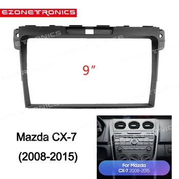 2-DVD Auto 1Din Rama de Montaj Audio Adaptor de Bord Tapiterie Kituri Angel Panoul de 9 inch Pentru Mazda CX-7 2008-2015 Din Dublu Jucător de Radio