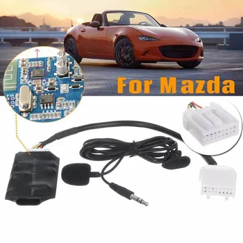 Auto Bluetooth 5.0 Aux Cablu de Microfon Handsfree Apel Gratuit Adaptor pentru Mazda M2 M3 M5 M6 Familie 323 Bentium B70