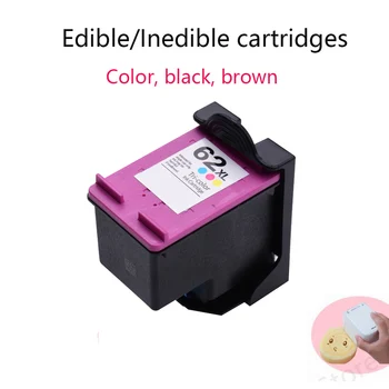 Mini Imprimanta Color Cu Cerneală Cartușe De Înlocuire Kongten Mbrush Portabile Culoare Negru Maro Alimentare/Nealimentare Cartuș De Cerneală, Logo-Ul
