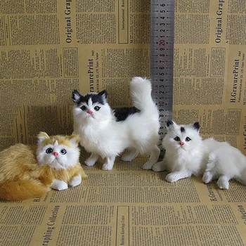 Simulare De Iepure Bufnita Cat Fox Ornament Blanuri Ghemuit Model Home Decor Lumea Animală Cu Static Cifrele De Acțiune Cadou Pentru Copil