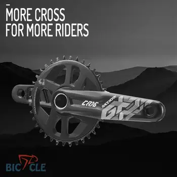 RACEWORK GX Manivele Mountain Bike Singur Disc GX NX Aluminiu Tubulare Una Bucata Disc cu Ax central