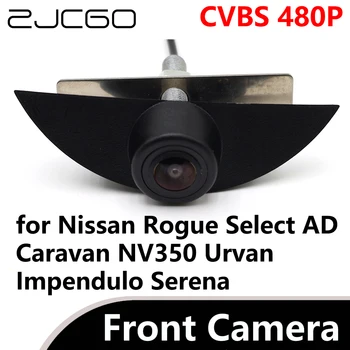 ZJCGO CVBS 480P 170° Zona Orb Obiectiv Fisheye Auto Camera video Frontală pentru Nissan Rogue Selectați AD Caravana NV350 Urvan Impendulo Serena