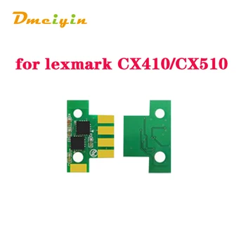 80C1HK0/80C1HC0/80C1HM0/80C1HY0 Chip de Toner pentru Lexmark CX410/CX510
