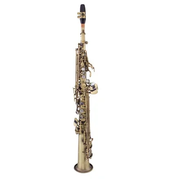 Punctată Bronz Antic Ieftine Saxofon Soprano cu sax geanta din China