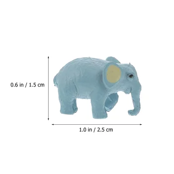30Pcs Simulare Elefant Podoabă Mini Elefant Modele pentru Decor Acasă