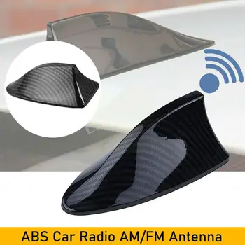 Fibra de Carbon Antene Auto Shark Fin Antena Auto Radio Semnal Antene pe Acoperiș Antene Pentru Auto Universal Model de Masina de Styling R3K2