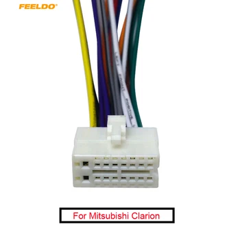 FEELDO Radio Auto Stereo 16pin Sârmă Exploatați de sex Masculin Plug Conector Cablu Adaptor Pentru Mitsubishi Galant Clarion #FD-1512