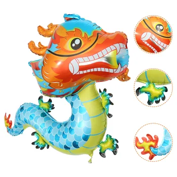 5pcs Desene animate Dragon Balon Anul Nou Chinezesc Balon An de Dragon Decor Baloane Petrecere