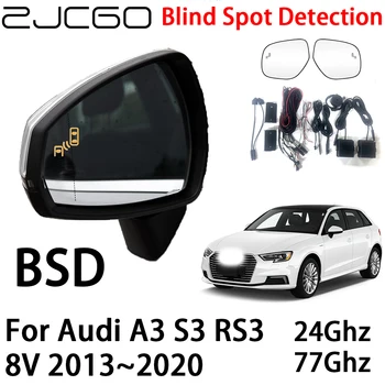 ZJCGO Masina BSD Radar de Avertizare Sistemul Blind Spot Detection Siguranța de Conducere de Alertă pentru Audi A3 S3 RS3 8V 2013~2020