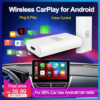 Wireless Apple CarPlay Activator AirPlay Dongle pentru Android Radio Unitatea suporta Android Oglindă