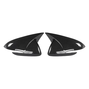 Fibra de Carbon Auto Oglinda retrovizoare Capacului Lateral Ușă Oglindă Shell Decor Ornamental pentru Hyundai Elantra AD 2016-2020