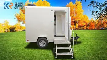 Singură Stație Mobilă de Toaletă Portabil Rulota de Camping de Lux VIP Toaletă Trailer Case Prefabricate