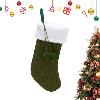 Clasic Ciorap Decor De Crăciun Decorativ Ciorapi De Șemineu, De Perete Saci Goodie Ornamente De Craciun Pentru Cadouri Mici