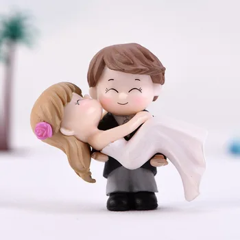 Câteva Figurine Miniaturi de Nunta Mireasa Si Mirele Toppers Tort de Păpuși Ziua Îndrăgostiților Decoratiuni de Nunta Desktop Acasă Decor