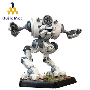 BuildMoc BattleTech Uziel Mecha Blocuri Set Armura Militare De Luptă Războinic Robot Mech Cărămizi Jucarii Pentru Copii, Cadouri De Craciun