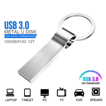 Noul Metal 2TB Usb 3.0 Flash Drive-uri de Mare Viteză Pendrive 1TB 512GB Unitate Usb Portable SSD Memoria Usb Flash Disk-TIP-C Adaptor