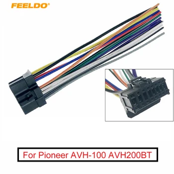 FEELDO 20buc Auto ISO 16Pin Ham Radio Fir Adaptor pentru Pioneer AVH-100 AVH200BT CD Radop Cabluri Conector Cablu de Alimentare