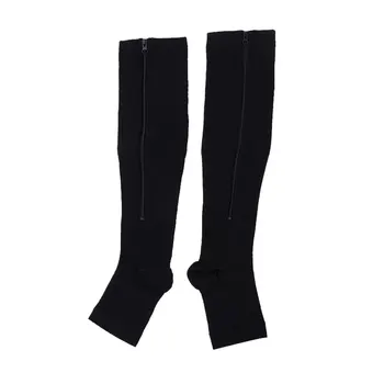 2/3/5 Umiditate-wicking Elastic Fermoar Șosete De Compresie Confortabil Durabil cu Fermoar Ciorapi de Compresie