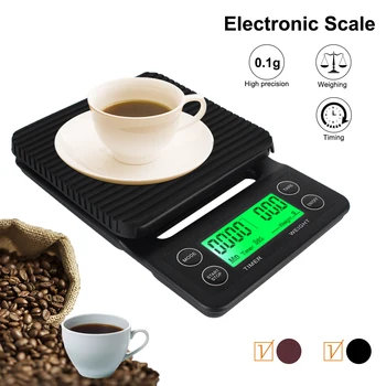 Pentru Echilibrul Alimentar Cântărire LCD Digital de Bucatarie Cantare Electronice Scară de Cafea 3 kg Precizie 0,1 g Accesorii de Bucătărie cu Timer