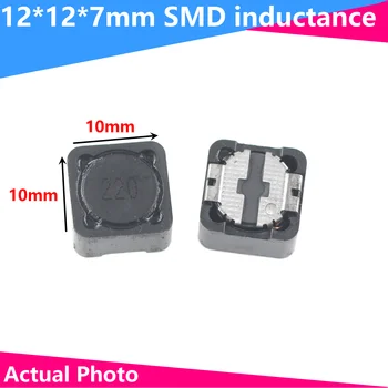 10BUC Ecranat Inductor SMD Putere Inductor CDRH127R 12*12*7MM 10/22/33/47/56/100/150/220/470uH