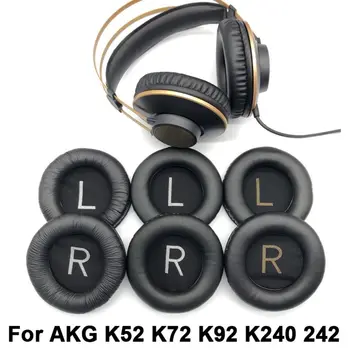 Inlocuire Tampoane pentru Urechi pentru AKG K52 K72 K92 K240 242 Căști Ureche Pad Pernă de Cupe Acoperi Tampoanele de Reparare Piese setul cu Cască Pernițe