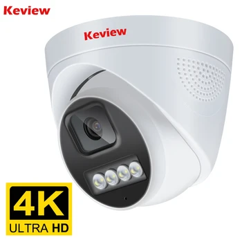 4K 8MP Camera POE IP Audio H. 265 Onvif Unghi Larg de 2,8 mm Culoare AI Viziune de Noapte Acasă CCTV de Supraveghere Video de Securitate