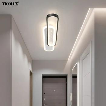 Simplu Creativ Pătrat Rotund Lung Noua, Moderna LED Lumini Plafon Living Sufragerie Dormitor, Coridor, Culoar Interior, Lămpi de Iluminat