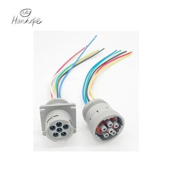 Deutsch 6pini Cablu de Diagnosticare la Conectorul Cablajului Circulară Auto Plug HD16-6-COD 96 HD10-6-96P