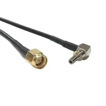 Noul Modem fără Fir de Sârmă SMA Plug de sex Masculin Pentru a CRC9 Conector Unghi Drept Rg174 Coadă Cablu 20cm 8