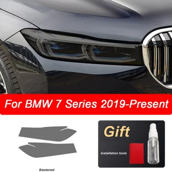 2 buc faruri auto folie protectoare pentru BMW Seria 7 F01 F02 F03 F04 G11 G12 2009-2020 negru transparent TPU autocolant Accesorii