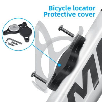 Pentru Apple AirTag Bike Mount Road Biciclete Cușcă de Sticlă de Sprijin Suport de Biciclete de Munte Anti-a pierdut Localizare GPS Airtag Cazul Accesorii