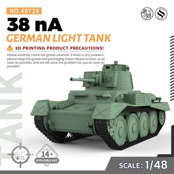 SSMODEL 48728 V1.7 1/48 3D Imprimate Rășină Model Kit germană 38 nA Rezervor de Lumină