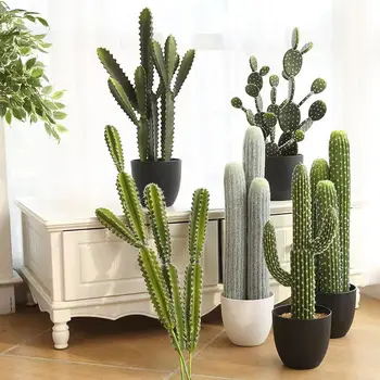 Artificiale Cactus Fals Mare de Plante Cactus Faux Cactusi Saguaro pentru Interior, în aer liber, Birou de Acasa Magazin de Decoratiuni de Gradina